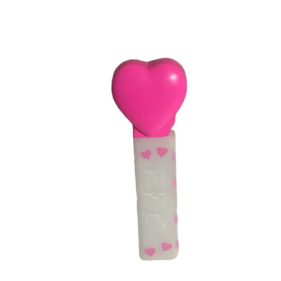 PEZ Valentine Hearts I Love You White Pink RaRE Empty - Picture 5 of 10